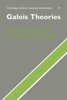 Image for Galois Theories