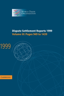 Dispute Settlement Reports 1999: Volume 3, Pages 949-1439