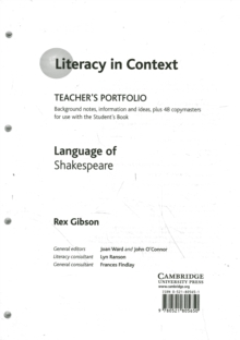 Image for Language of Shakespeare Teacher's Portfolio