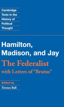 Image for The Federalist  : with letters of Brutus