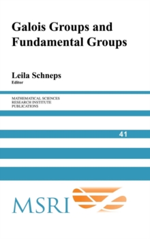 Image for Galois groups and fundamental groups