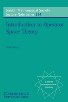 Image for Introduction to Operator Space Theory