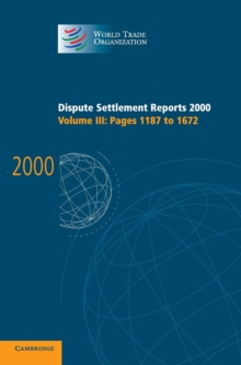Dispute Settlement Reports 2000: Volume 3, Pages 1187-1672