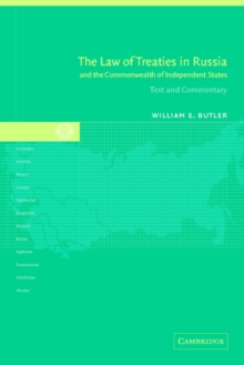Image for The Law of Treaties in Russia and the Commonwealth of Independent States