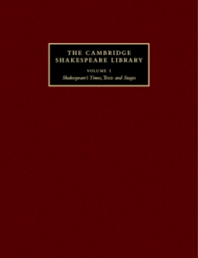 Image for The Cambridge Shakespeare Library 3 Volume Hardback Set