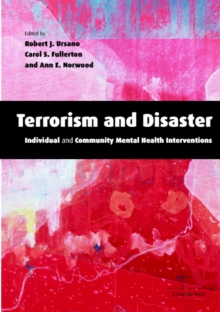 Image for Terrorism and Disaster Hardback with CD-ROM
