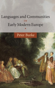 Image for Languages and communities in early modern Europe