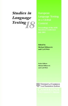 European Language Testing in a Global Context