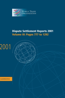 Dispute Settlement Reports 2001: Volume 3, Pages 777-1292