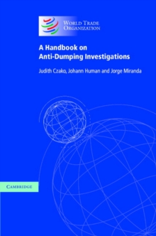 Handbook on Anti-Dumping Investigations