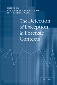 Detection of Deception in Forensic Contexts