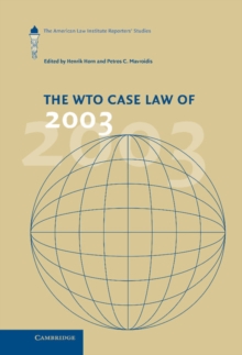 WTO Case Law of 2003