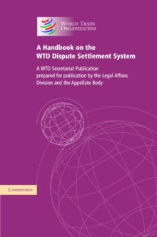 Handbook on the WTO Dispute Settlement System