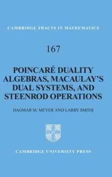 Poincare Duality Algebras, Macaulay's Dual Systems, and Steenrod Operations