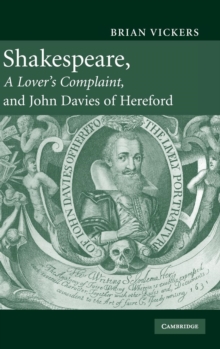 Image for Shakespeare, 'A Lover's Complaint', and John Davies of Hereford