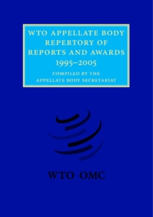 WTO Appellate Body Repertory of Reports and Awards