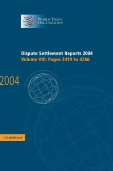 Dispute Settlement Reports 2004