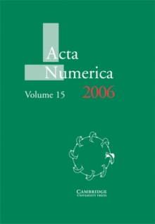 Image for Acta Numerica 2006: Volume 15