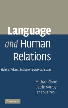Image for Language and Human Relations