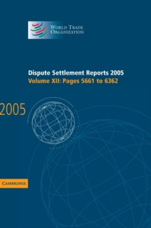 Dispute Settlement Reports 2005