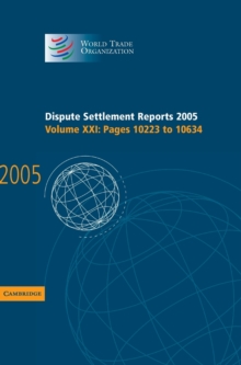 Dispute Settlement Reports 2005