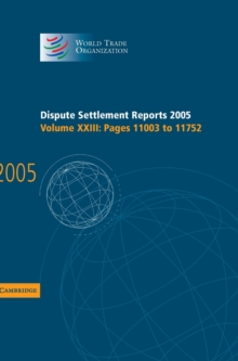 Dispute Settlement Reports 2005
