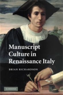 Image for Manuscript culture in Renaissance Italy