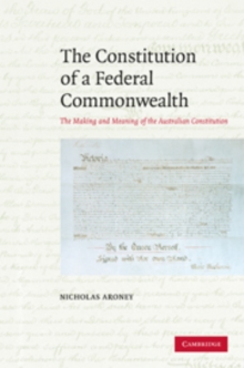 Constitution of a Federal Commonwealth