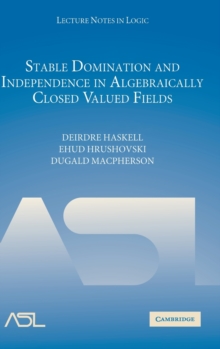 Image for Stable Domination and Independence in Algebraically Closed Valued Fields