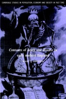 Image for Contours of death and disease in early modern England