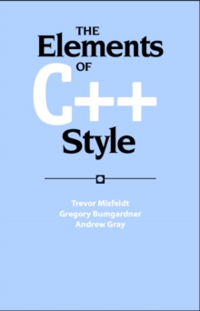 Image for The elements of C++ style