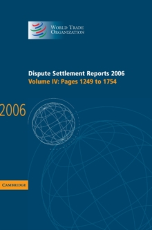 Dispute Settlement Reports 2006: Volume 4, Pages 1249-1754