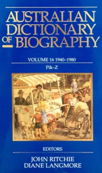 Australian Dictionary of Biography V16