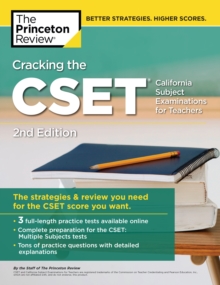 Image for Cracking the CSET (California Subject Examinations for Teachers)