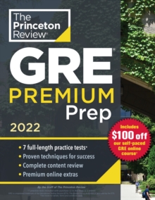 Princeton Review GRE Premium Prep, 2022