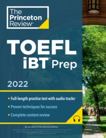 Image for Princeton Review TOEFL iBT Prep with Audio/Listening Tracks, 2022