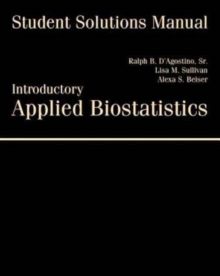 Image for Student Solutions Manual for D'Agostino/Sullivan/Beiser's Introductory  Applied Biostatistics
