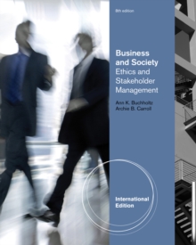 Image for Business & society  : ethics & stakeholder management