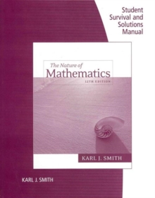 Image for Student Survival and Solutions Manual for Smith's Nature of Mathematics, 12th