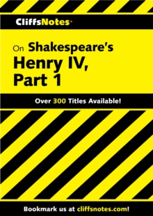 Image for CliffsNotes on Shakespeare's Henry IV, Part 1
