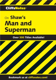 Image for CliffsNotes on Shaw's Man & Superman