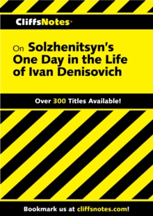 Image for Cliffsnotes On Solzhenitsyn's One Day in the Life of Ivan Denisovich
