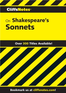 Image for Cliffsnotes On Shakespeare's Sonnets