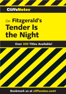 Image for CliffsNotes on Fitzgerald's Tender Is the Night