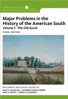Image for Major problems in the history of the American SouthVol. 1,: Old South :