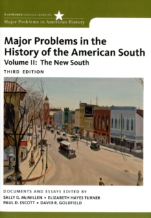 Image for Major Problems in the History of the American South