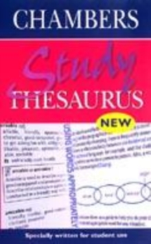 Image for Chambers Study Thesaurus