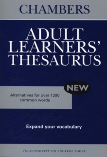 Image for Chambers Adult Learners' Thesaurus
