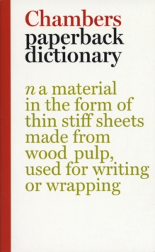 Image for Chambers paperback dictionary