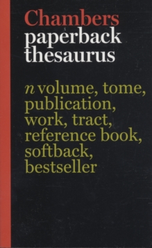 Image for Chambers paperback thesaurus